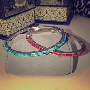 Brighton beaded bangle bracelets